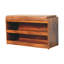 Banc de rangement escamotable en bois massif-117250413