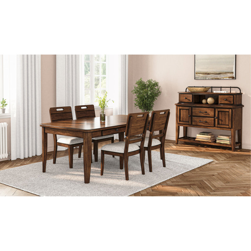 Table de salle à manger à hauteur de comptoir Casual, H 30,25 po x L 78 po x l 42 po