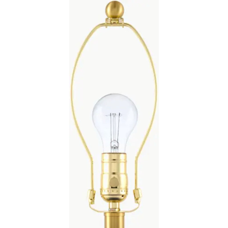Lampe de table Yaitza, Yellow, Linen Empire