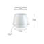Pot à fleurs en céramique blanche vieillie Latitude Run® Arlo