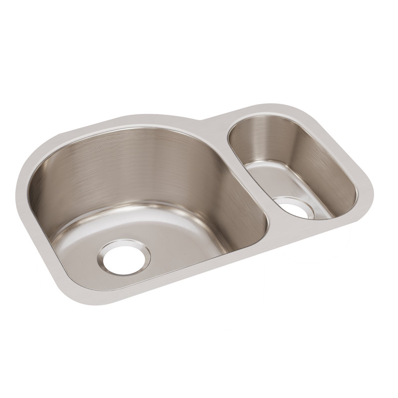 Évier de cuisine à double cuve encastrable L 26,75 po x l 20 po Lustertone