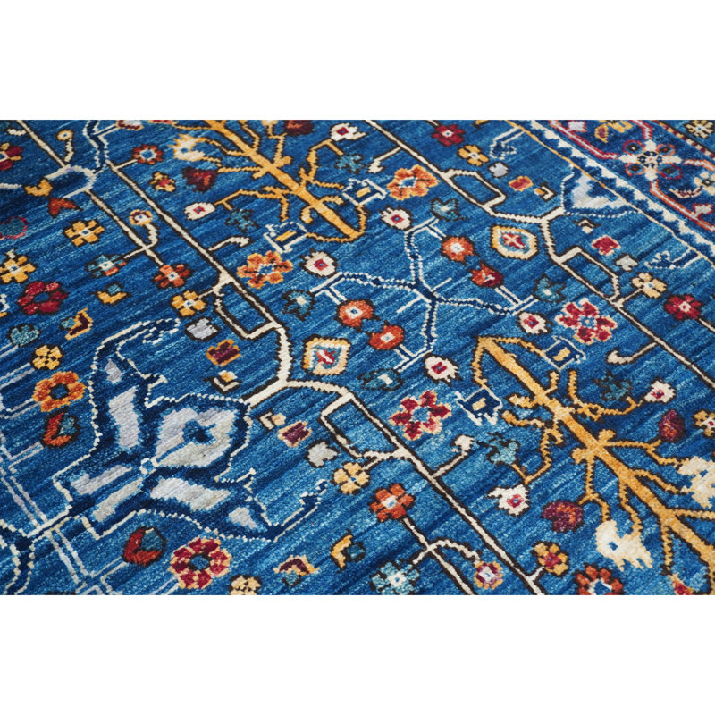 One-of-a-Kind 8'1" Area Rug in Red/Blue/Yellow