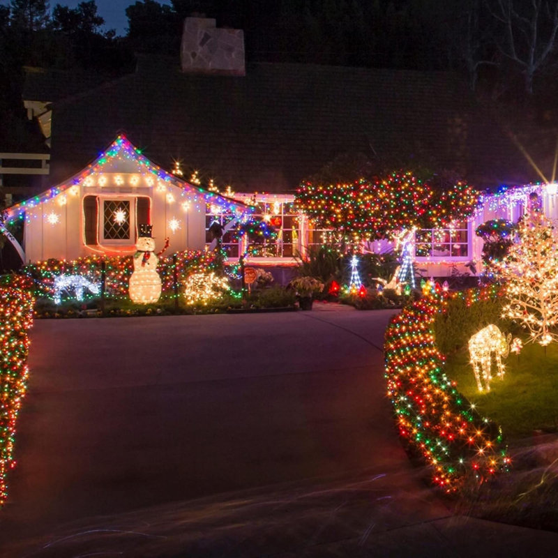 Icicle Lights, 240", Multicolor