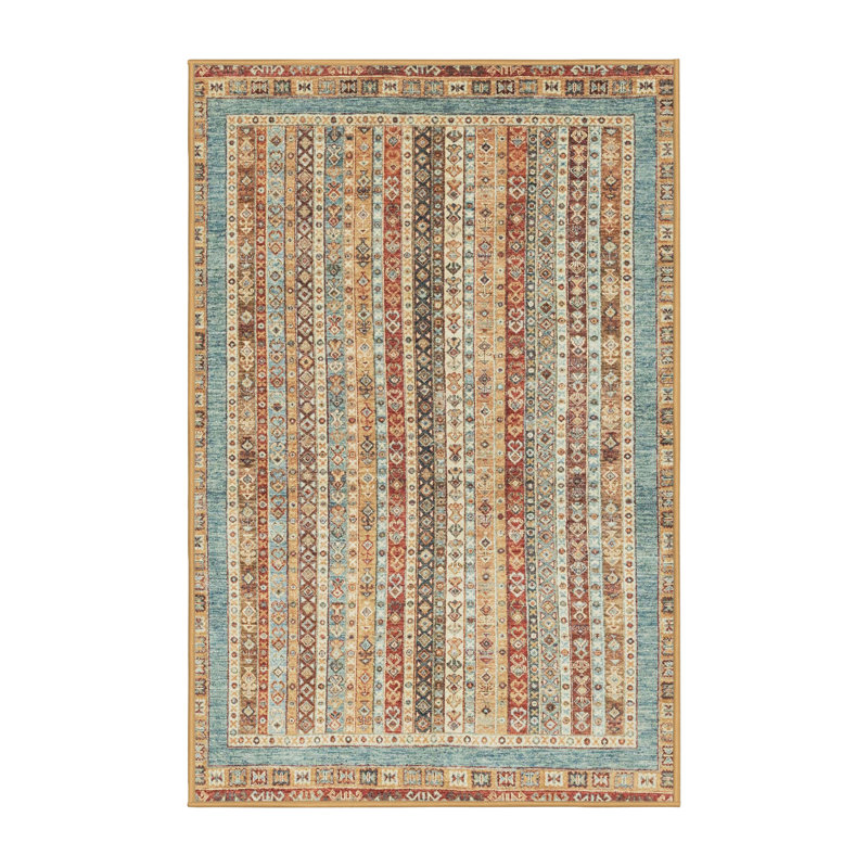 Abstract Indoor Rug, Rectangle 5' x 8'