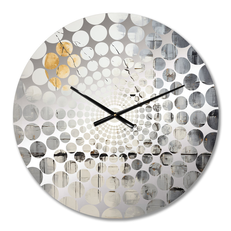 Luisdaniel - Horloge murale abstraite, Médium