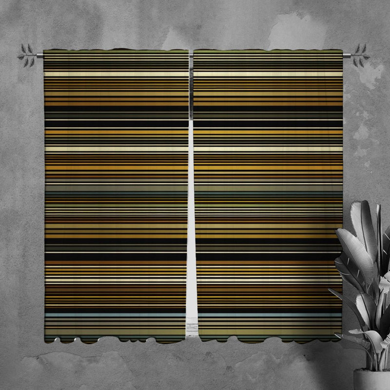 Qaiden Room Darkening Curtain Pair, 40" W x 61" L