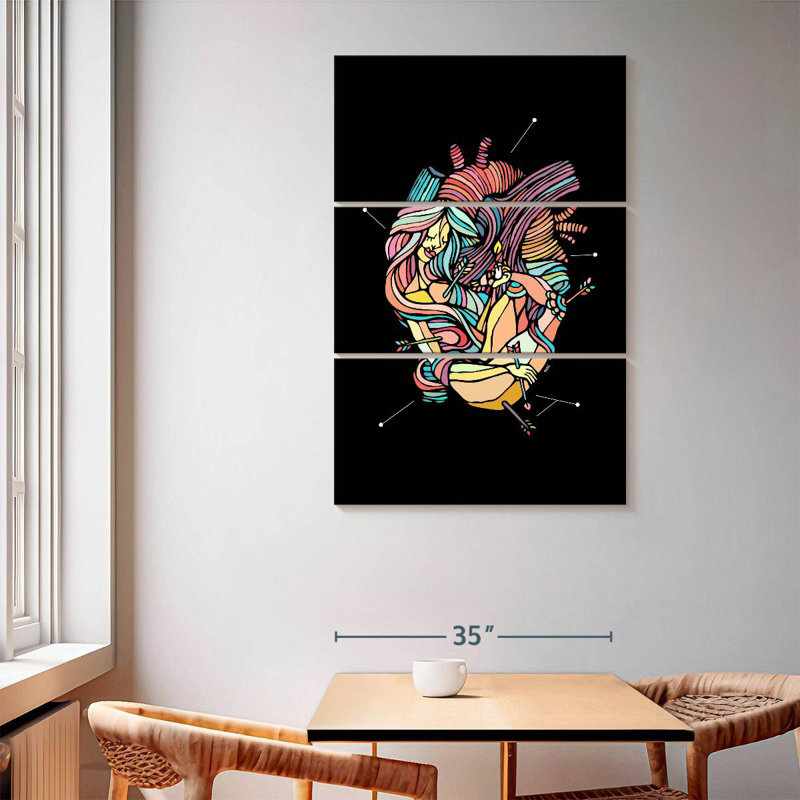 Hardie Vibrant Heart, 65" H x 42" W