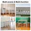 Ensemble de 6 chaises de patio portatives empilables en plastique-2024222147
