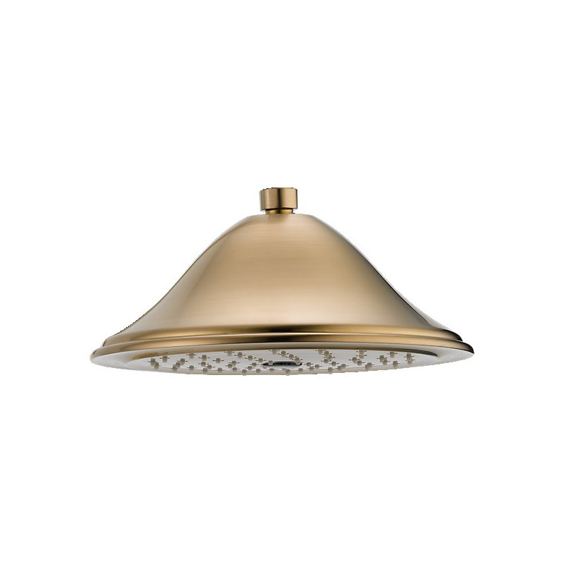 Universal Showering Components Full Rain Shower Head, Champagne Bronze
