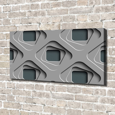 3D Abstraction - Wrapped Canvas Print