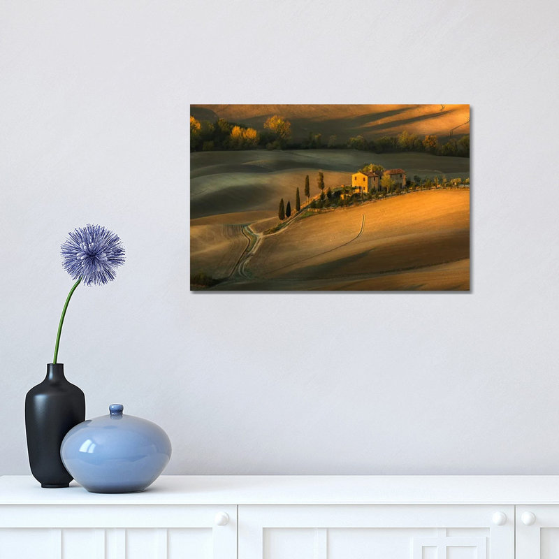 Tuscany 1 Piece Wrapped Canvas Wall Art, 30.48cm H x 45.72cm W x 1.91cm D