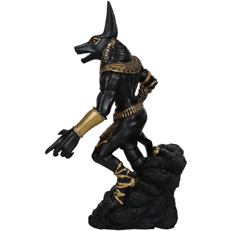 Figurine Ebros, le dieu du Chakal égyptien Anubis