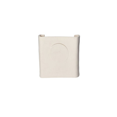 Eclipse Wall Lamp Stoneware Sm White