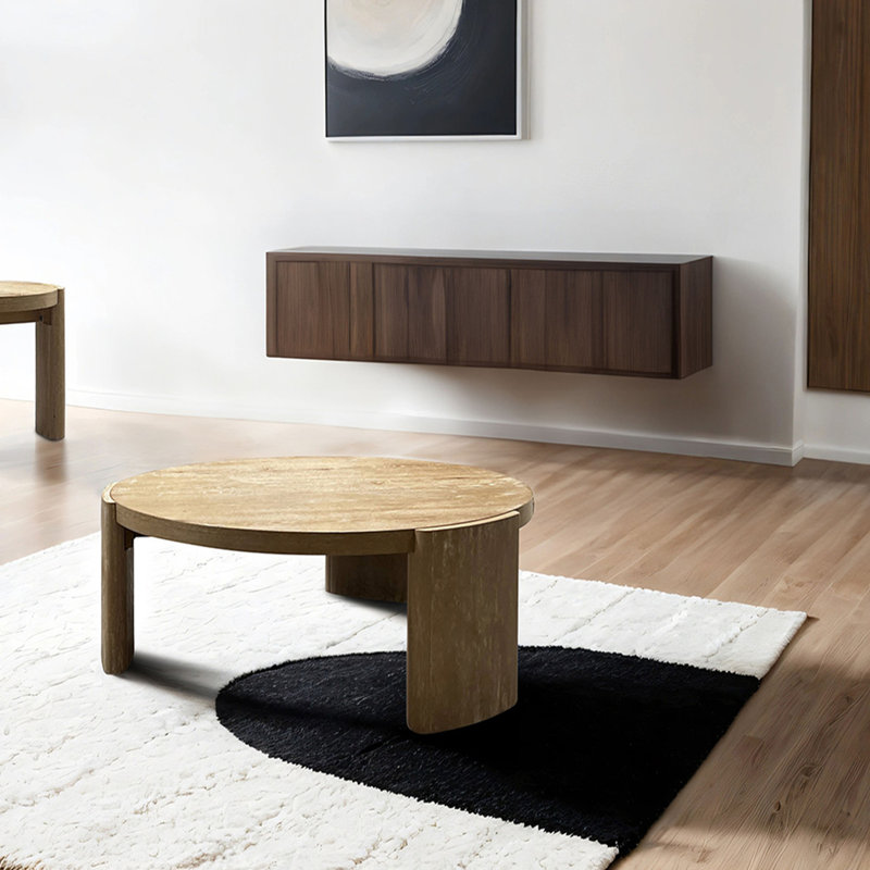 Table basse ronde moderne de style contemporain 1pc