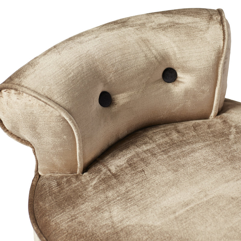 Tryphosa Solid Wood Accent Stool
