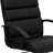 Mid-Back LeatherSoft Swivel Office Chair with Accent Divided Back and Arms