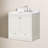 Aula Bathroom Vanity with 2" Thassos White Quartz Countertop-67039444-62629979