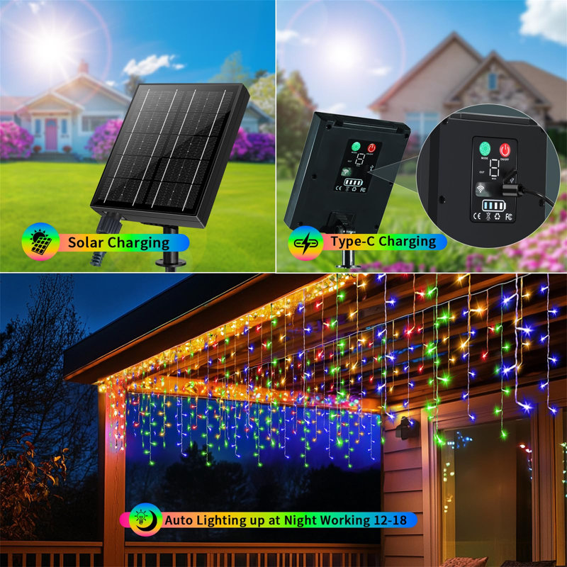 10cm Solar Indoor / Outdoor String Lights