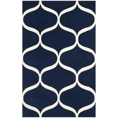 Cannen Hand Tufted Wool Geometric Rug