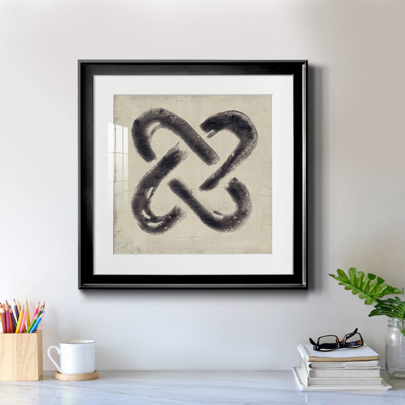 Impression encadrée The Seven Principles I-Premium - prête à être accrochée, H 26,5 po x l 26,5 po x P 1,5 po, Blanc