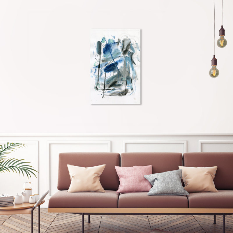 Fikri " Mint Leaves Within ", 30" H x 20" W x 0.8" D
