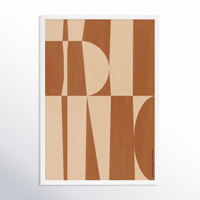 Hues Of Geometry 1 by Romina Gadler