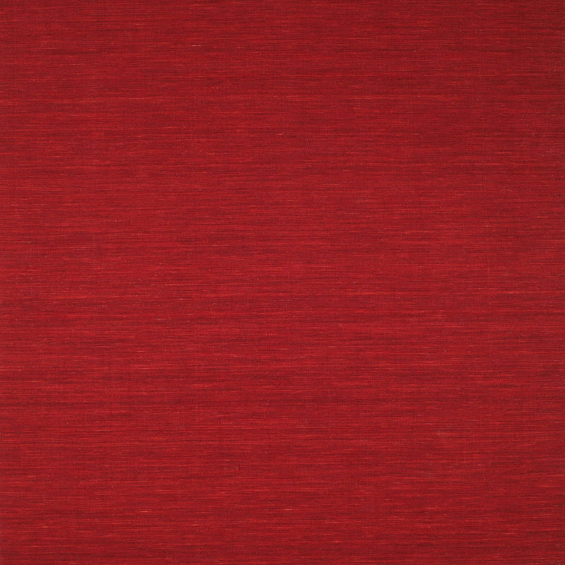 Tapis de zone rouge contemporaine, Carré 7 pi