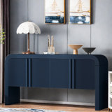 Willernie With Stripe Design, Adjustable Shelves And Curved Edge