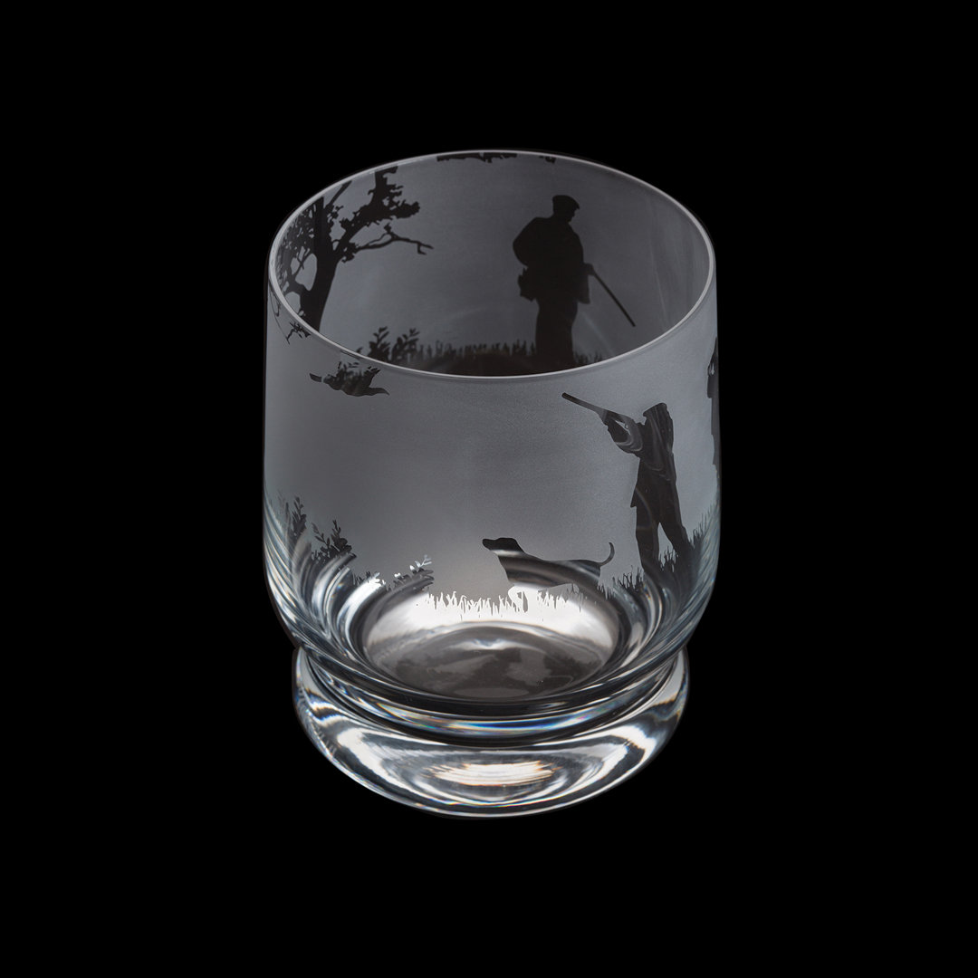 Dartington Crystal Aspect Shooting Scene 350ml Drinking Glass