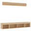  5 Piece TV Wall Units With LED Engineered Wood-504746265