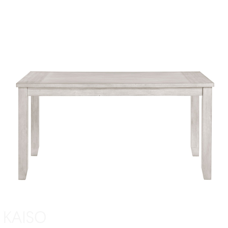 Modern Farmhouse Dining Table Durable Solid Wood