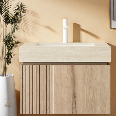 Meuble-lavabo et lavabo flottant 24 po