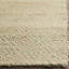 Tapis beige à motif géométrique tissé à plat à la main Chester-826641404