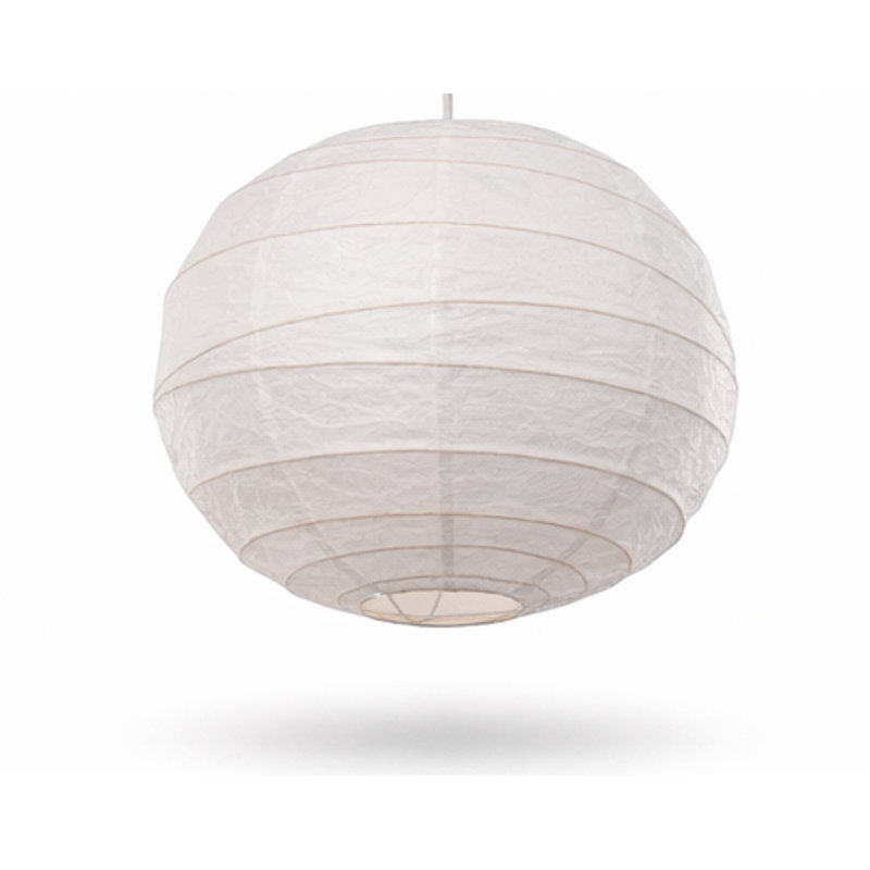 Irregular Paper Sphere Pendant Shade, 35 cm W