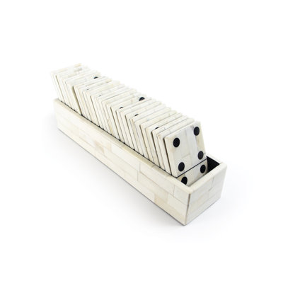 Dominos Bone Decorative Game