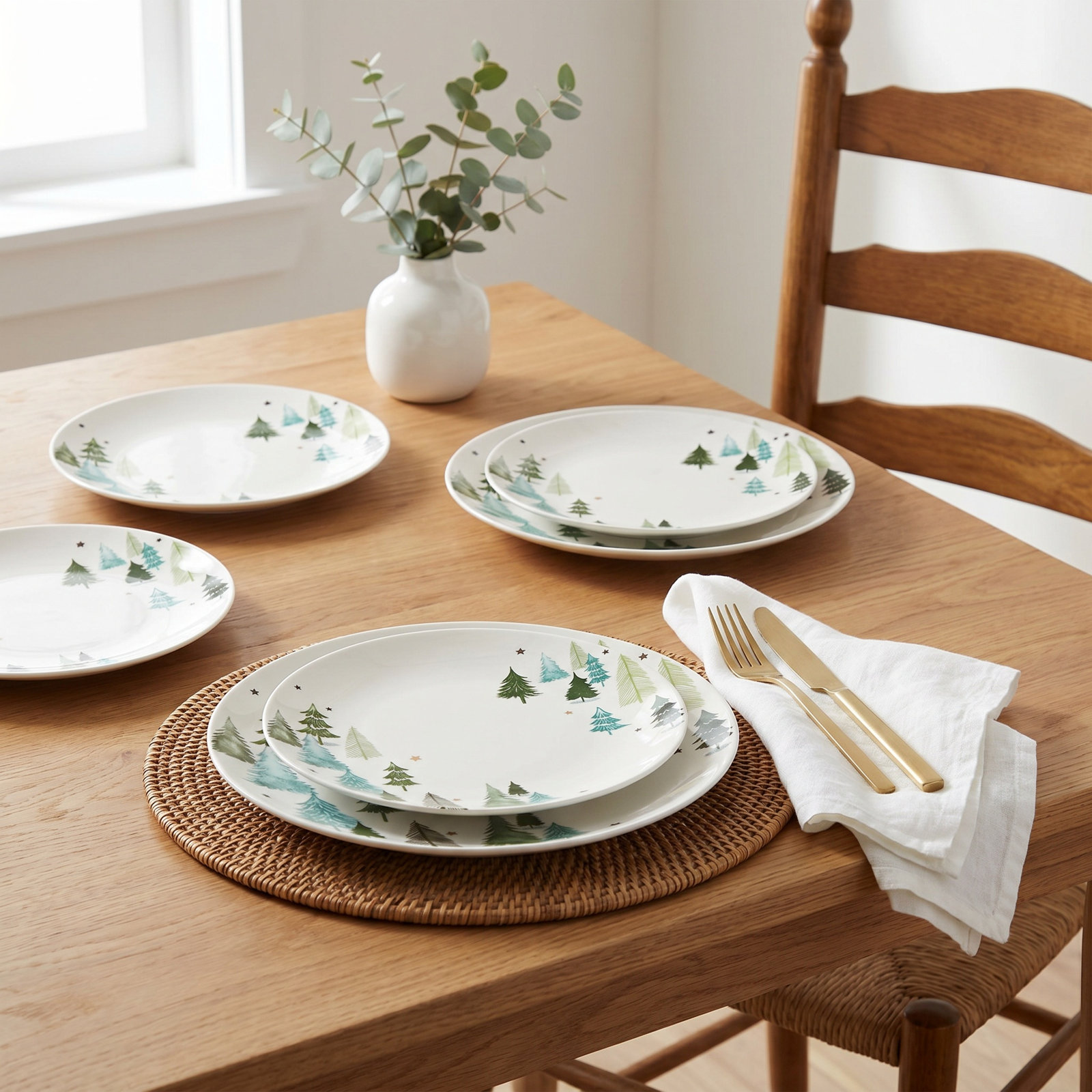 Balsam Lane 11" Porcelain Dinner Plate