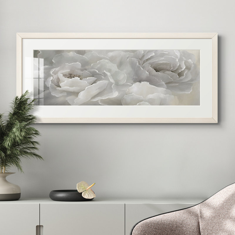Peinture sur papier encadrée
