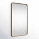 Sabine Metal Rounded Rectangle Wall Mirror