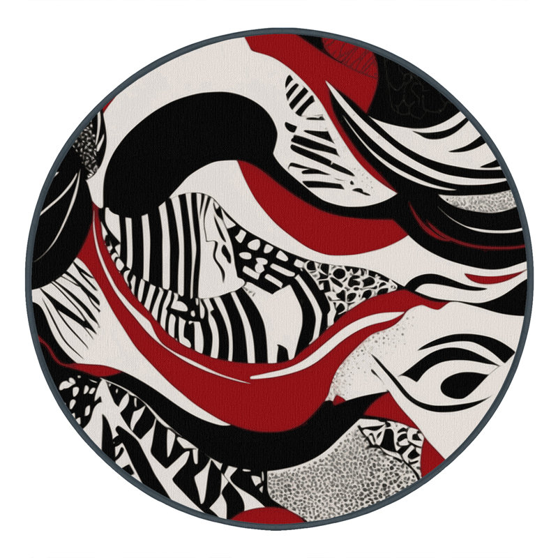 Lunar Passion Rug, Round 7'