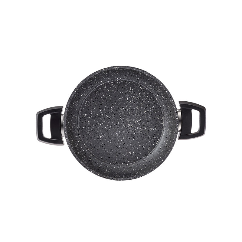 Karaca Atlas Biogranite 2-Piece Pan Set, Black