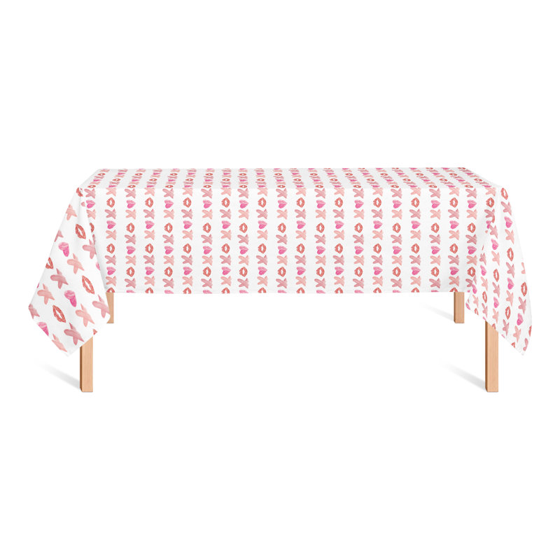 Nappe rouge à lèvres, L 102 po x l 58 po