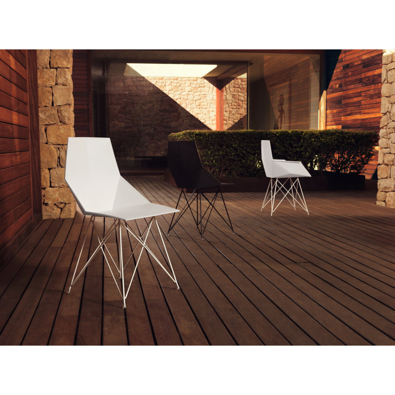 Faz Patio Dining Chair, White