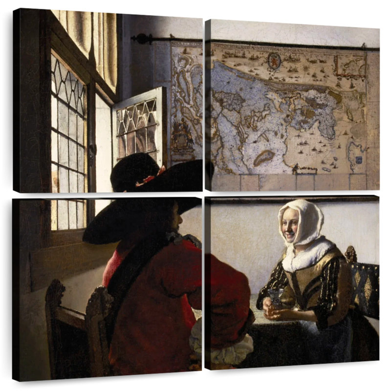 Leisha, agent et fille riante - 1657, H 50 po x l 50 po