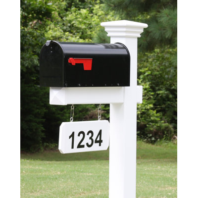 Personalized Post Mounted Mailbox