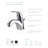 Single-Hole Single-handle Bathroom Faucet with Drain Assembly-22003532