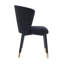 Sofina Modern Velvet Dining Chair, Tufted Back, Wooden Frame-105652196