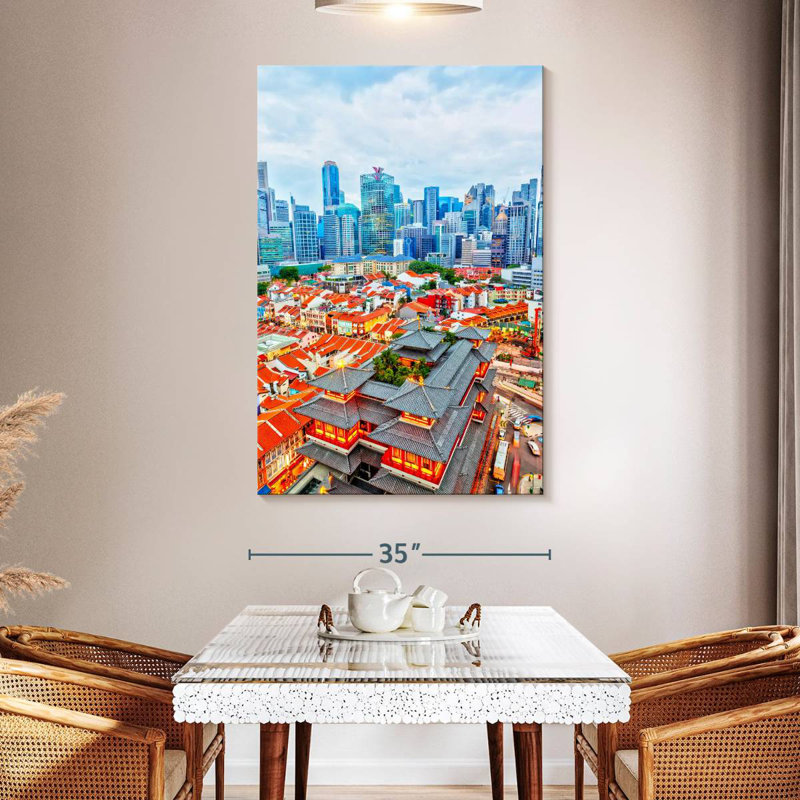 Sireci Singapore Chinatown, 51" H x 34" W