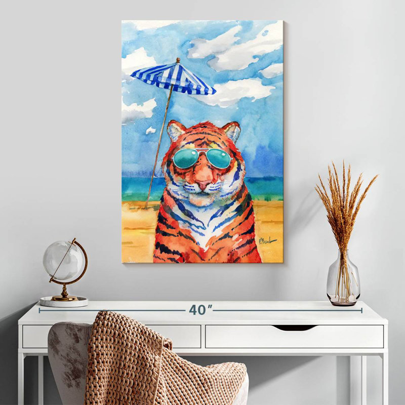 Ketti Hip Shades Tiger, 30" H x 20" W