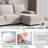 3-Piece Modular Upholstered Sectional Couch-83089981
