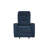 Paterson 404B81F0143C4D25B89B811B22DDFB15 Swivel Recliner , Blue-905295581